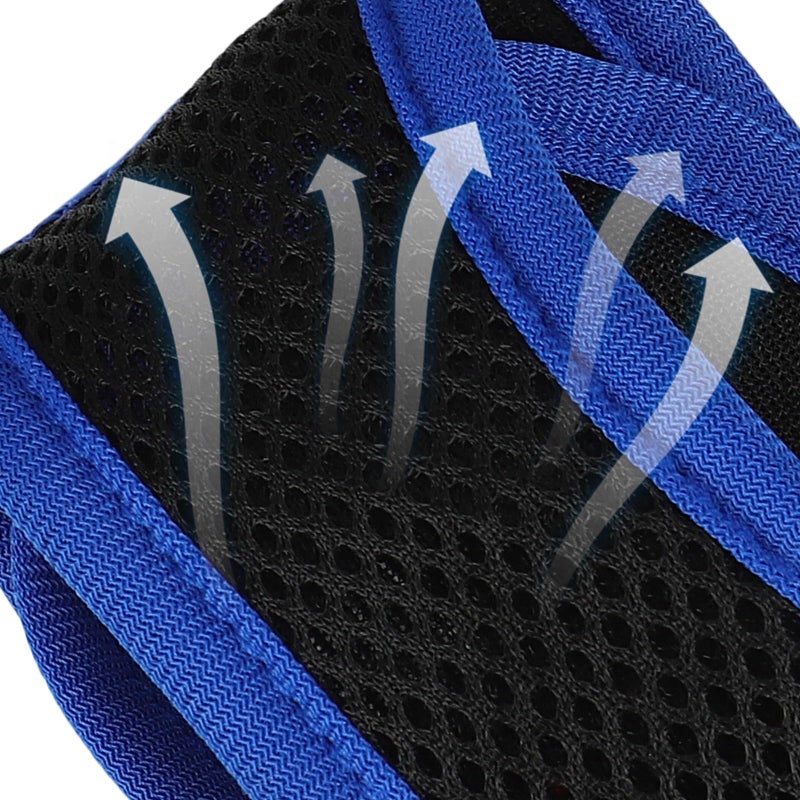 Adjustable Dog Muzzle 18 24cm Blue Soft Breathable Anti Barking Mouth Cover for Small Dogs - Image 4