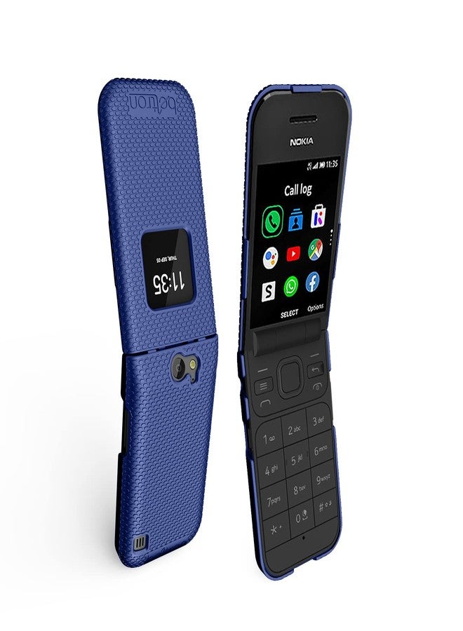 جراب BELTRON لهاتف نوكيا 2720 V القابل للطي، غطاء حماية سهل التركيب (Verizon 2720V) - أزرق - Image 3