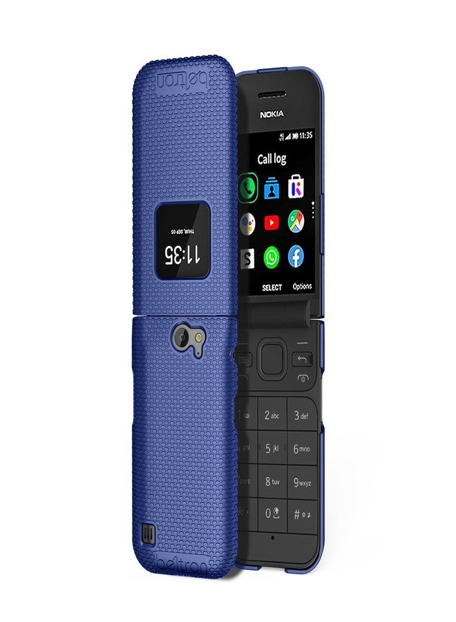 جراب BELTRON لهاتف نوكيا 2720 V القابل للطي، غطاء حماية سهل التركيب (Verizon 2720V) - أزرق - Image 4