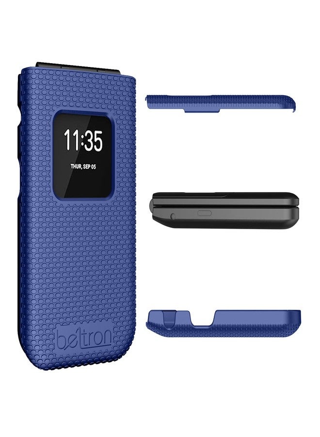 جراب BELTRON لهاتف نوكيا 2720 V القابل للطي، غطاء حماية سهل التركيب (Verizon 2720V) - أزرق - Image 2