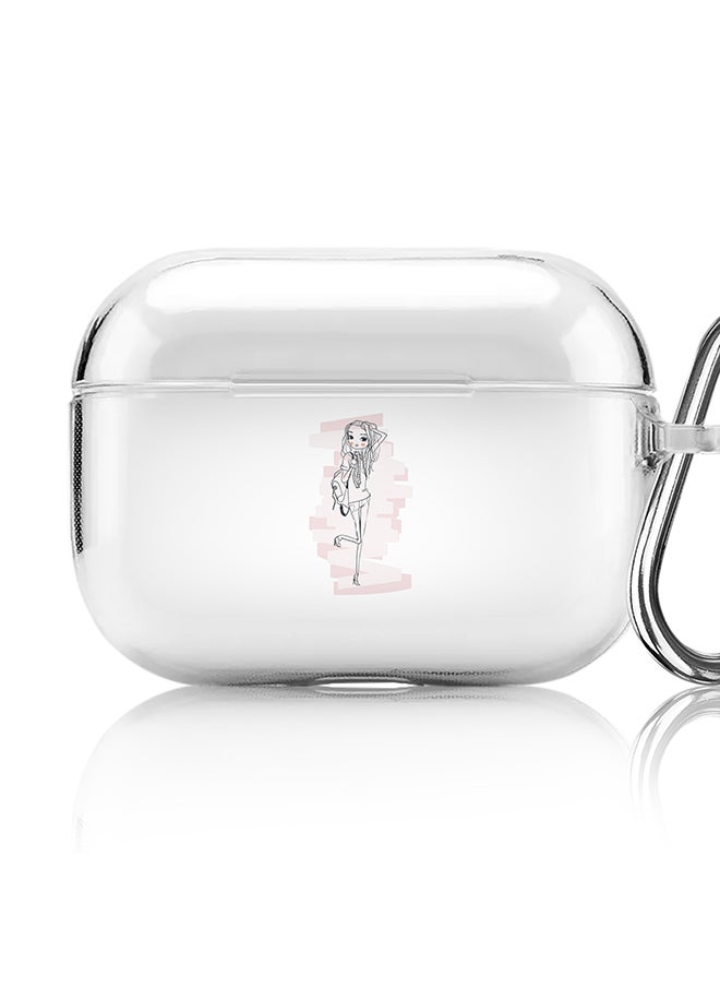 Stylizedd Classic Clear printed Case for Apple AirPods Pro 2nd Generation Thin Transparent Cover [Designed for Apple AirPods Pro 2nd Generation] - Teen Star  - Image 1