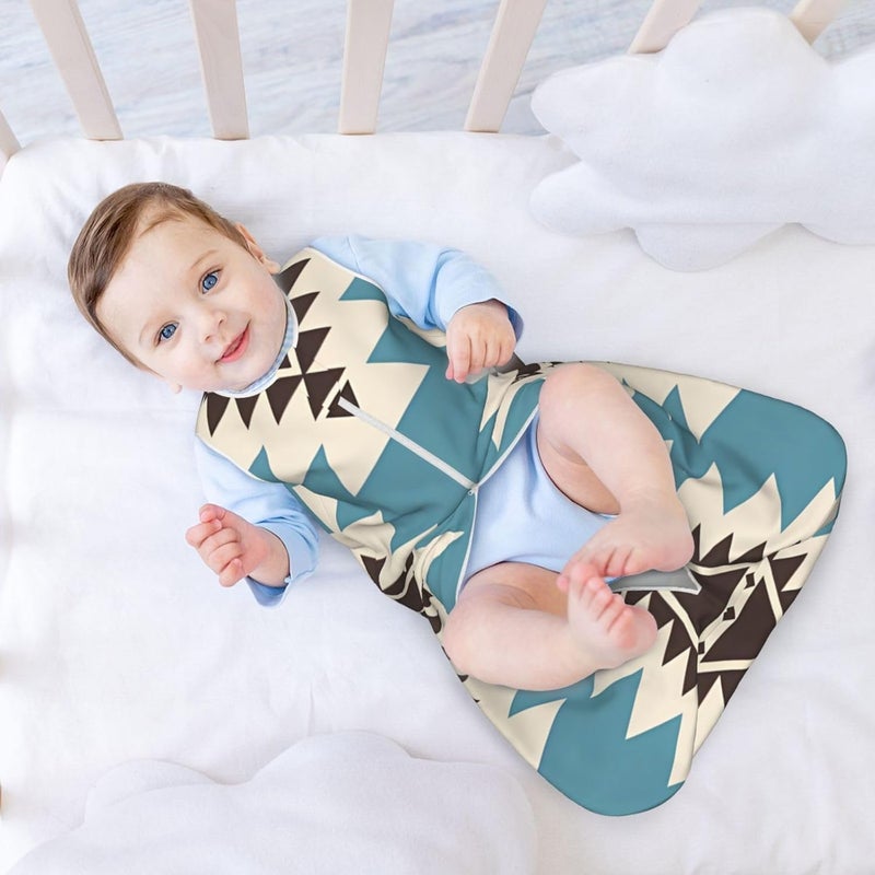 Southwest Spirit - Native American Bold Geometric Baby Wearable Blanket Infant Boys Girls Sleeping Bags for Newborn Large - Image 3