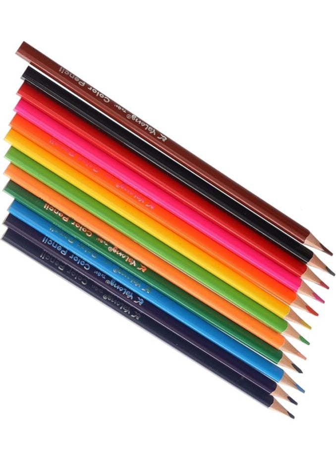 YALONG 12pcs Coloring Pencils with Sharpener  - Image 3
