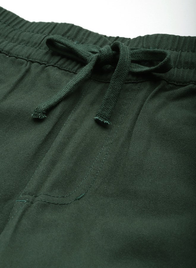 Rue Collection Green Joggers for Men with Drawstring Closure - Image 5