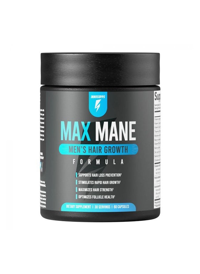 INNOSUPPS - Max Mane Men's Hair Growth 60Caps - Image 1