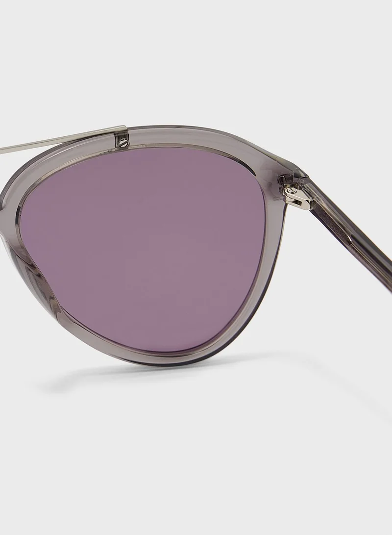 Donna Karan Aviator Sunglasses