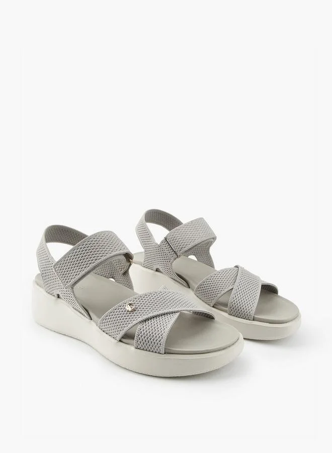 Le Confort Women Cross Strap Flyknit Sandals