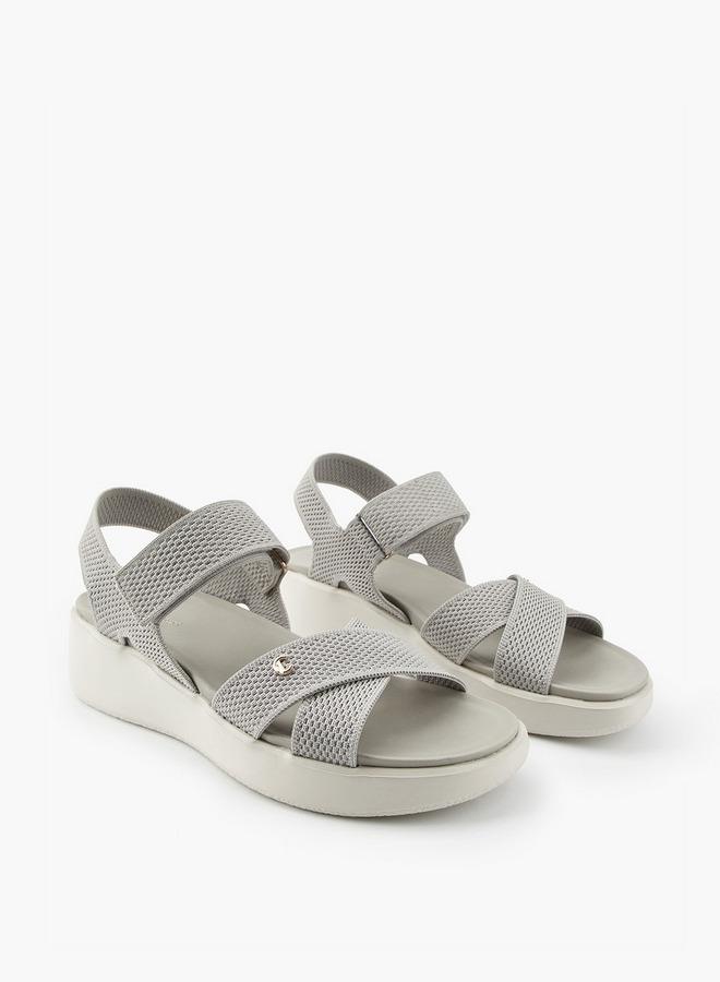 Le Confort Women Cross Strap Flyknit Sandals - Image 2