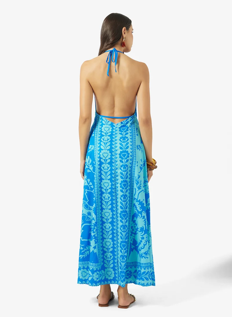 Soleira Monochrome Print Dress