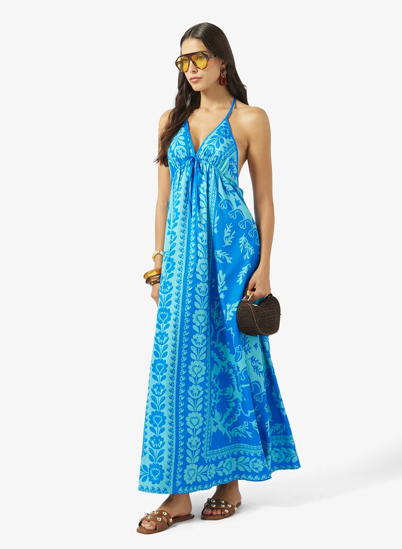 Soleira  Monochrome Print Dress for Women | Best Price UAE