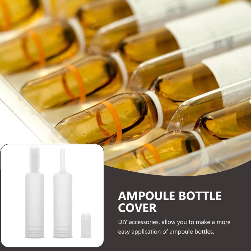 Ampoule Bottle Dropper Covers 25Pcs 1Ml Plastic Ampoule Lids for Serum Vial Essential Oil Bottle Caps DIY Skin Care Accessories - Image 5