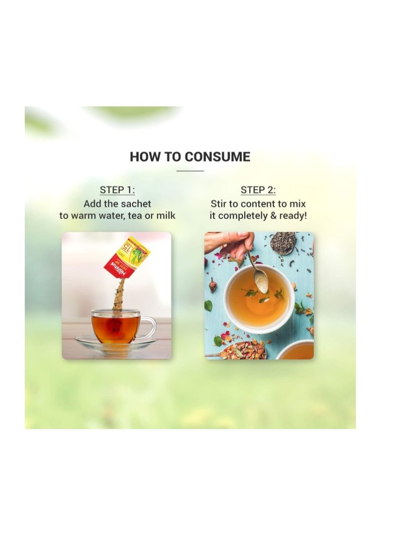 Dabur Honitus Hot Sip Ayurvedic Kaadha 4g (30 Sachets) – Herbal Immunity & Cold Relief Drink - Image 5