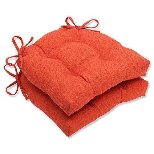 Pillow Perfect Pure Shock Reversible Chair Pad, Set of 2, 16" x 4" x 15.5",Red - Image 5