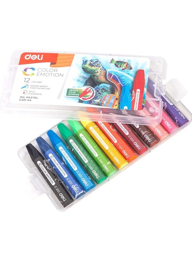 Deli EC20104 Pastel 12 Colors - Image 2