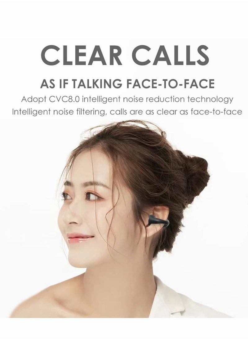 Bluetooth Headphones, Open Ear Headphones Long endurance Playback Wireless Earbuds With Wireless Charging Case And Earhooks for Sports Running Workout Game voice call - Image 5