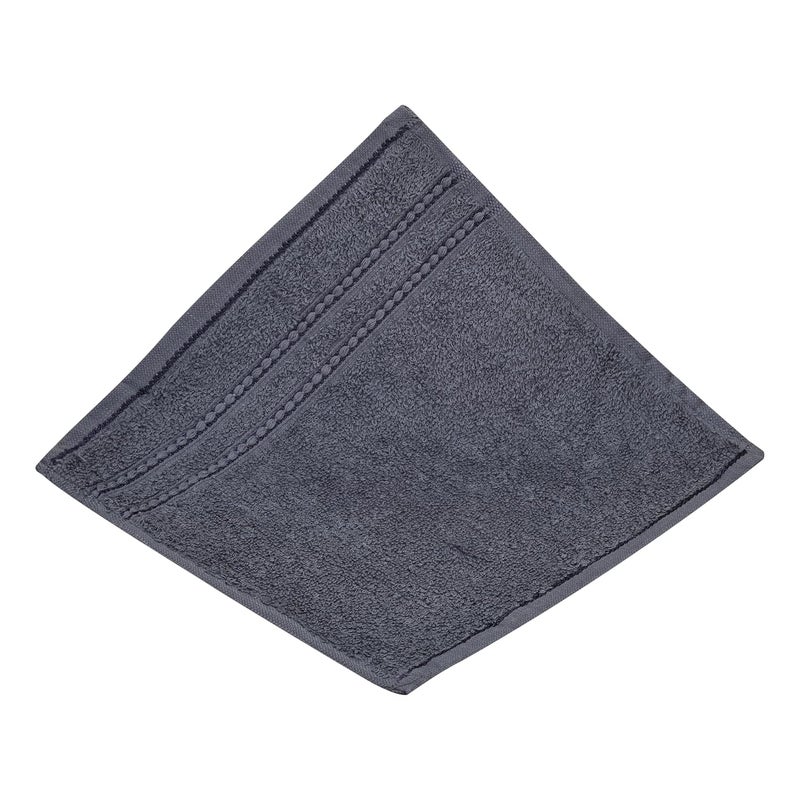 Khillayox Khillayox Cotton 400 GSM Stripe Design Face Towel Ultra Soft Absorbent Quick Dry Towels for Facewash Gym Sports Travel Suitable for Acne Prone Skin Set of 6 25x25 CM Multicolor - Image 3