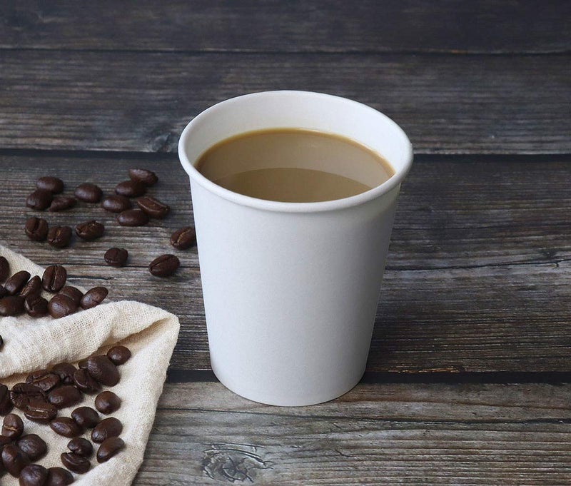 CantaGreen 200 Count 6 OZ Heavy-duty Paper Cups  Coffee Cups  Disposable Hot and Cold Cup - Image 3