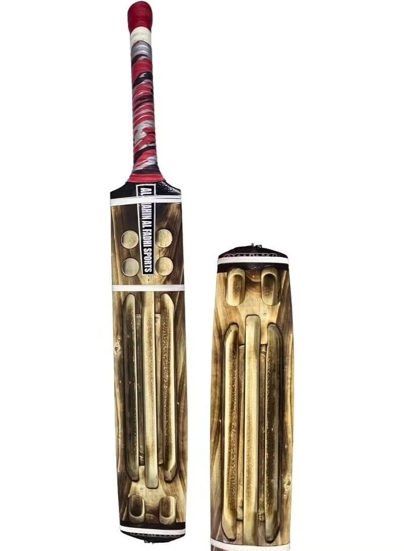 SF Willow Tennis Ball Cricket Bat – Power Hitting, Lightweight & Durable with Shock-Absorbing Toe Guard – 2025 Special Edition - Image 2