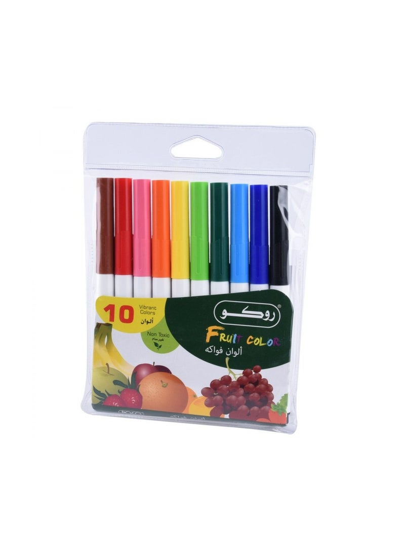 روكو ألوان سحرية فواكة 10 ألوان