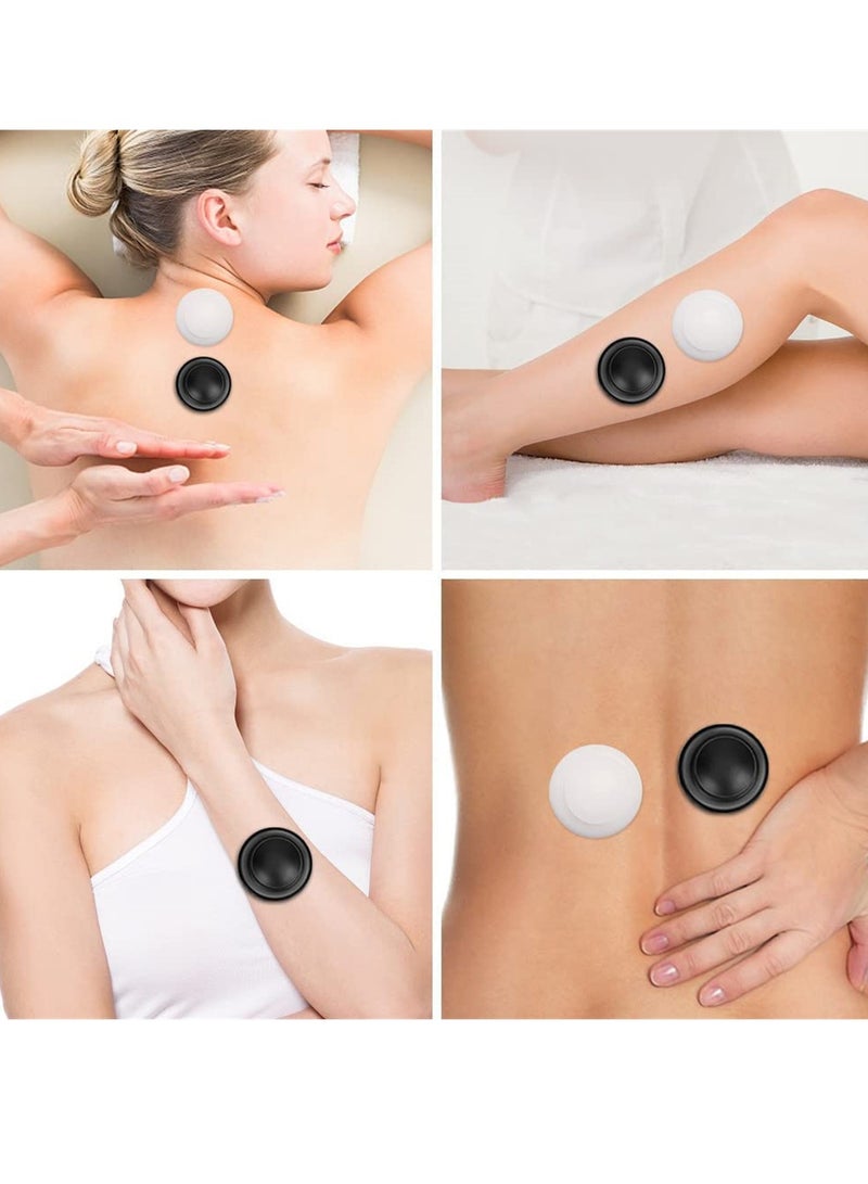 SYOSI Silicone Cupping Therapy Sets, 12 Pcs Professional Vacuum Suction Cups for Facial and Body Massage, Deep Tissue Relief, Myofascial Release, Muscle Relaxation, Anti-Cellulite Treatment - Image 3