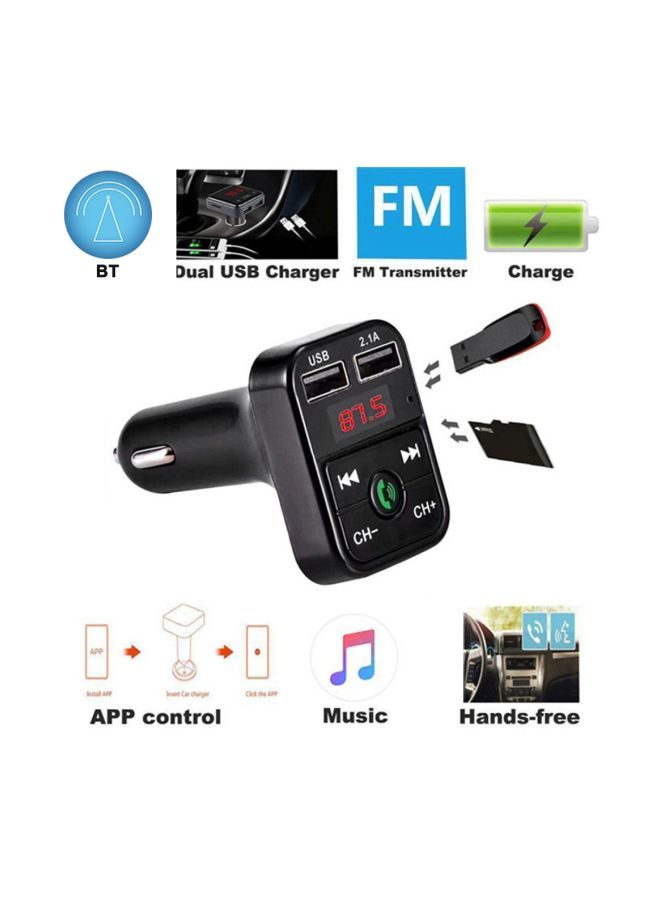 نيبمينينت شاحن سيارة مع جهاز إرسال FM أسود - Image 2