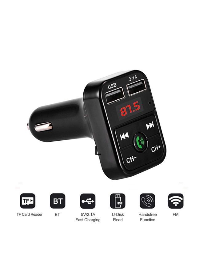 نيبمينينت شاحن سيارة مع جهاز إرسال FM أسود - Image 3