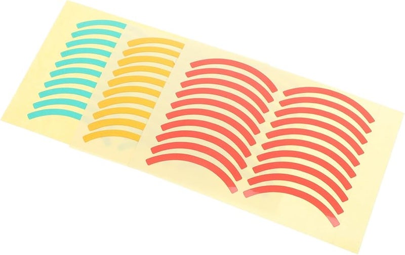 VALICLUD 60pcs Air Pressure Gauge Identification Decals Sturdy Adhesive Material - Image 1