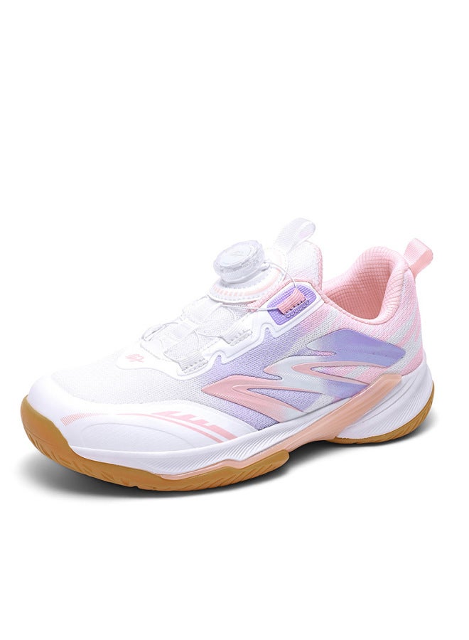 Breathable Mesh Sports Shoes for Children and Adults, Shock-Absorbing Training Badminton and Table Tennis Shoes