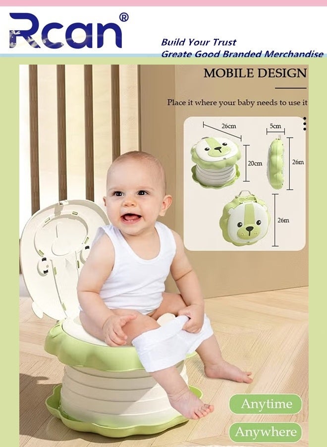 Rcan Folding Potty Training Toilet for Kids, Folding Car potty with Storage Bags, Travel Potty Chair for Kids, Portable Toilet for Camping Outdoor and Indoor - Image 3