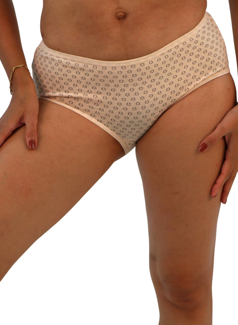JOANNA JOANNA 123089 Women's Heart Sequins Design Mid Rise 3-Pack Panties, Multicolor  - Image 2