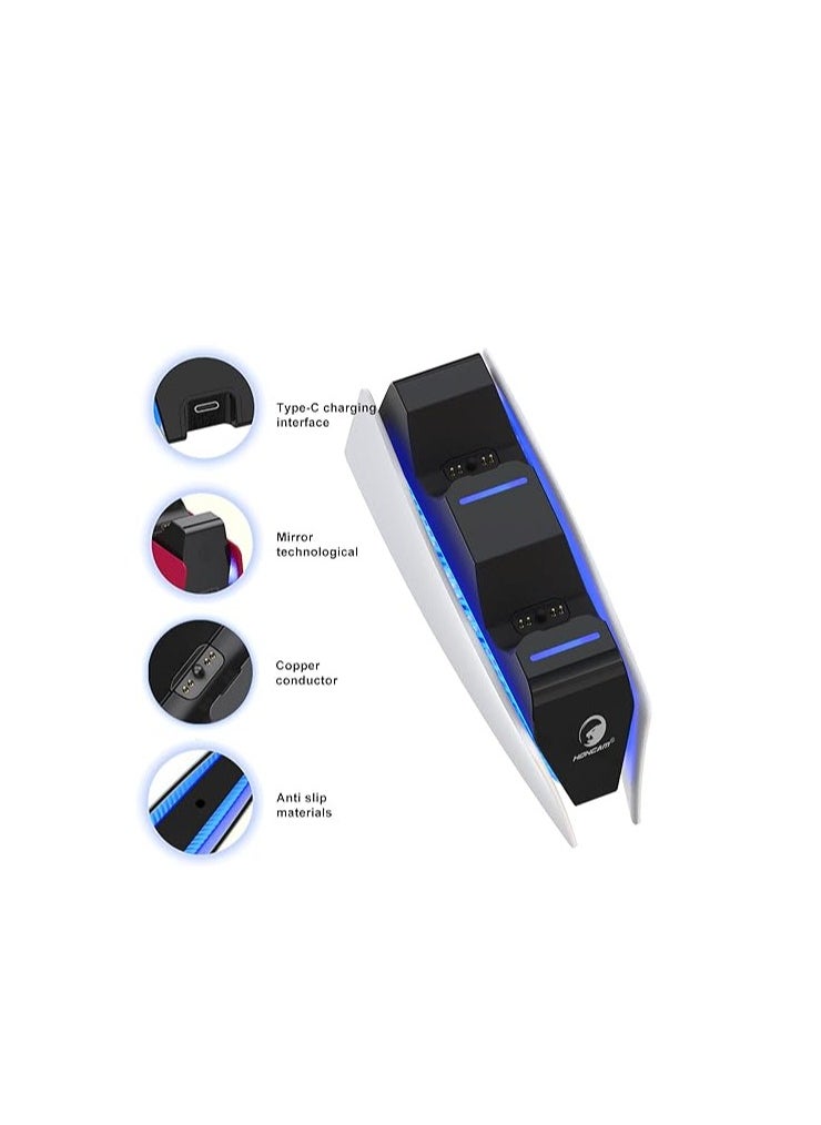 Generic - Honcam PS5 Controller Charging Station With Dual Fast Charger Dock - Image 1