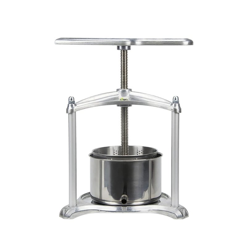 EJWOX Fruit Wine Press  100 Nature Juice Making for AppleCarrotOrangeBerryVegetables CheeseTinctureHerbal Press08 GallonSliver 
