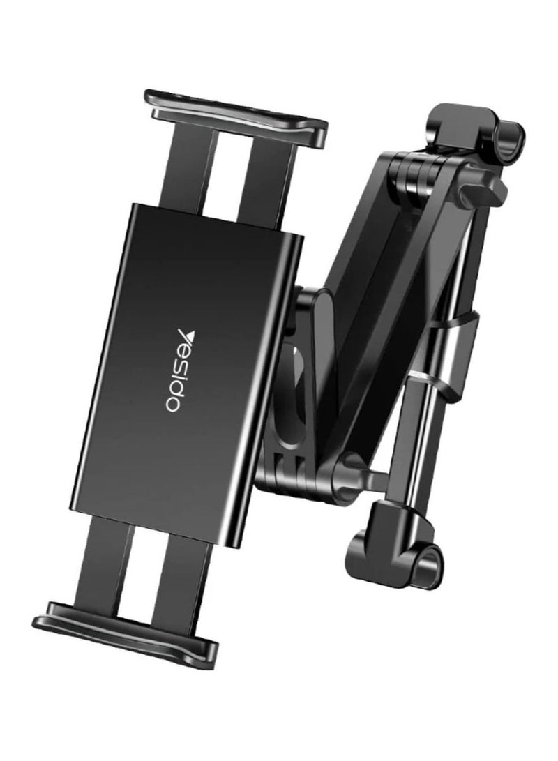 Yesido C117 Car Tablet Headrest Mount Tablet Holder for Car Seat 360 Degree Rotation Compatible with 4.7inch to 12.9 inch, Compatible with Tablets/iPhone 13/iPads/Smartphones - Image 1