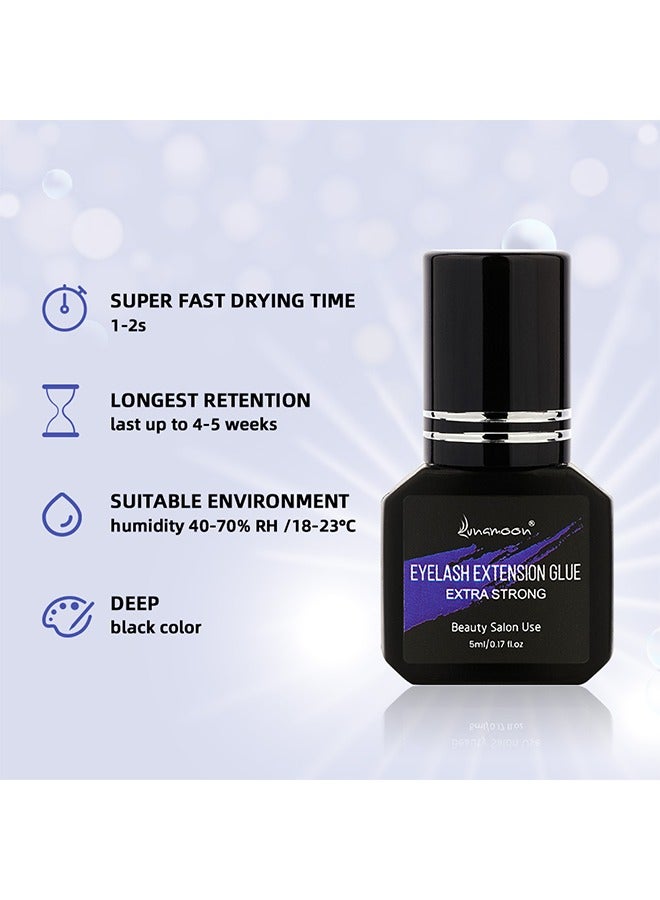 ARISON LASHES Super Glue for Eyelash Extension, Retains for Up to 4-5 Weeks, Black Lash Glue Eyelash Adhesive for Eyelash Extensions Professional Use Only, Semi-Permanent Extensions, Maximum Adhesion - 10ML  - Image 3