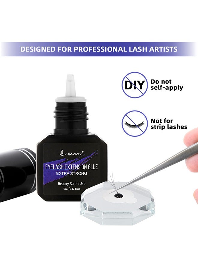 ARISON LASHES Super Glue for Eyelash Extension, Retains for Up to 4-5 Weeks, Black Lash Glue Eyelash Adhesive for Eyelash Extensions Professional Use Only, Semi-Permanent Extensions, Maximum Adhesion - 10ML  - Image 4