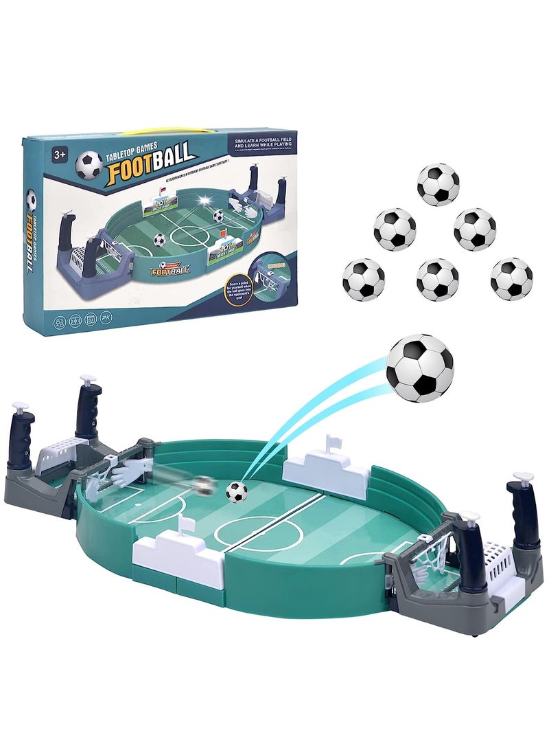 SYOSI - Mini Table Soccer Game Table Top Football Game Mini Tabletop Football Mini Tabletop Soccer Game Desktop Interactive Soccer Game Toy for Kids Adults Birthday Party World Cup Gift - Image 1