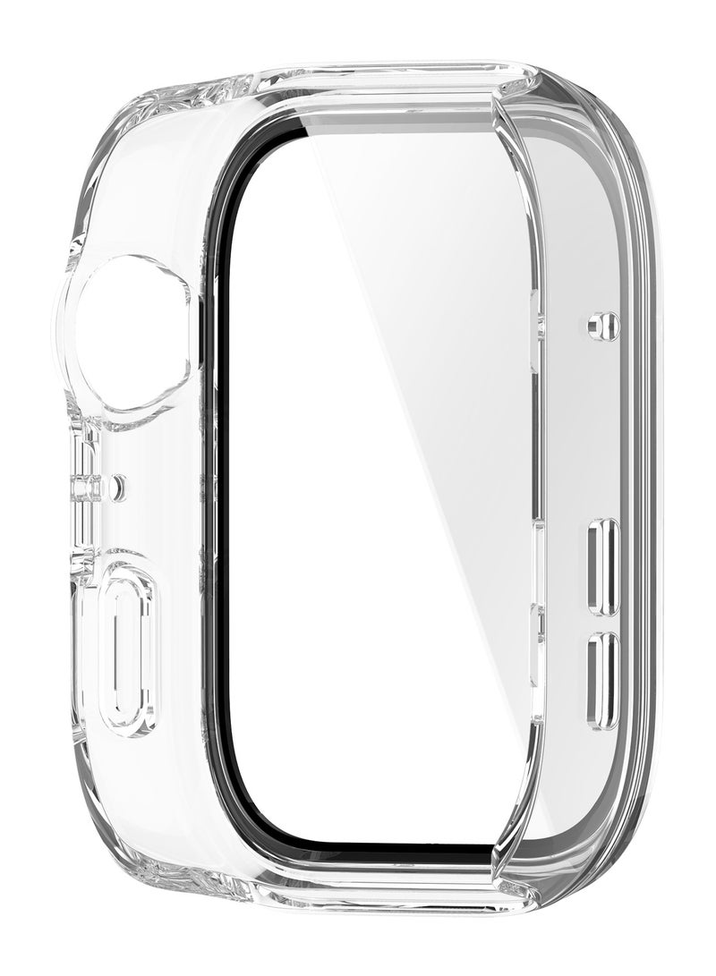 HablTech Protective Case Suitable for Huawei Watch Fit 4 Case Hard PC Case with Tempered Glass Screen Protectors Full Protective Cover(Clear) - Image 5