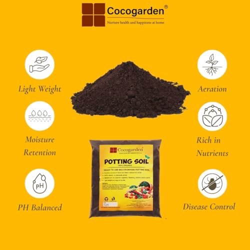 Cocogarden Organic Potting Soil Mix 2kg | Ready-to-Use Enriched Growing Medium for Plants | Promotes Strong Roots, Keeps Soil Hydrated Longer & Supports Healthy Growth - Image 2