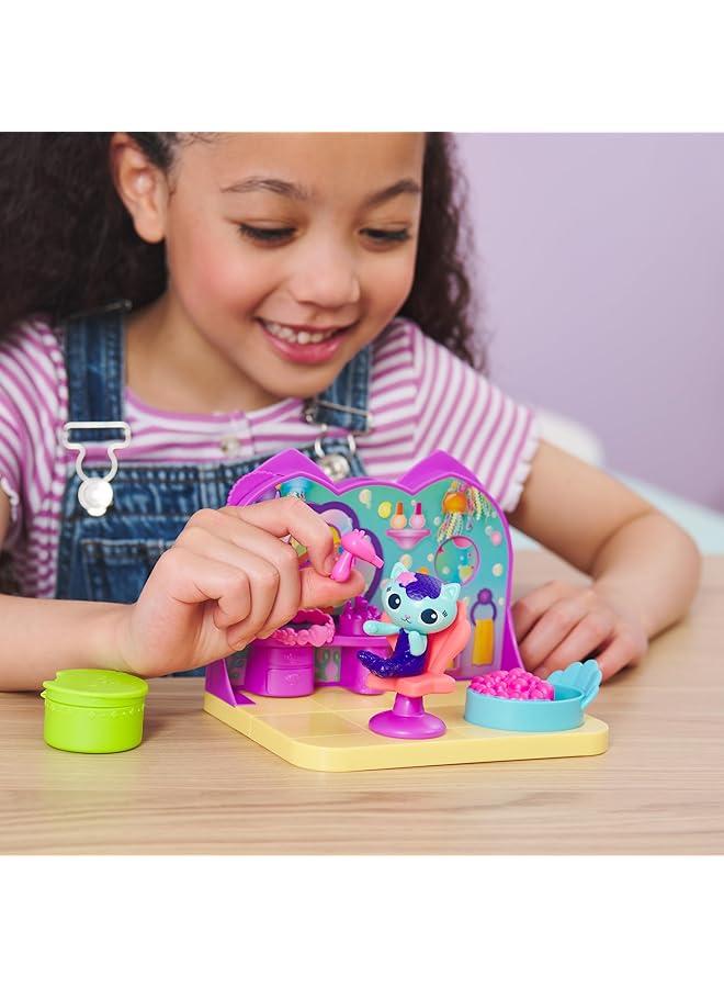 Gabby's Dollhouse Dreamworks Mercat’S Spa Room Playset With Mercat Toy Figure Surprise Toys And Dollhouse Furniture Kids Toys For Girls & Boys 3+ - Image 4