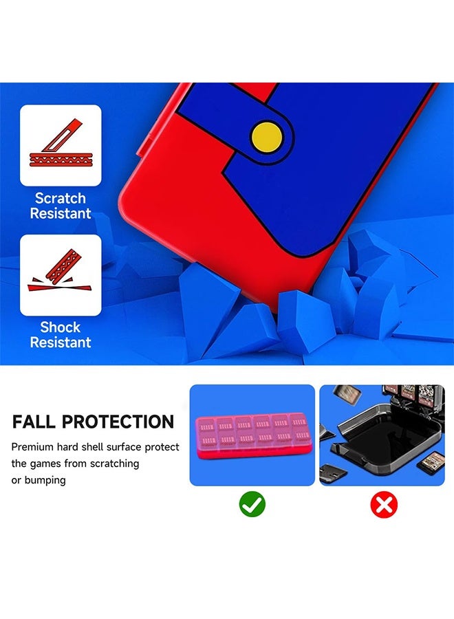 بشكل مختصر حافظة بطاقات ذات 24 فتحة لألعاب Nintendo Switch 2 ، حامل بطاقات ألعاب محمول مع 24 فتحة لبطاقات الألعاب و 24 فتحة لبطاقات Micro SD ، متوافق مع ألعاب Lite/OLED/NS - Image 5