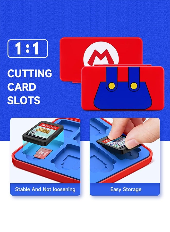 بشكل مختصر حافظة بطاقات ذات 24 فتحة لألعاب Nintendo Switch 2 ، حامل بطاقات ألعاب محمول مع 24 فتحة لبطاقات الألعاب و 24 فتحة لبطاقات Micro SD ، متوافق مع ألعاب Lite/OLED/NS - Image 3