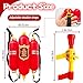 Xeehwb Firefighter Water Gun Backpack Water Blaster Tank with Hose Sprayer for Outdoor Games Pool Parties Beach Fun and Summer Activities - Image 4