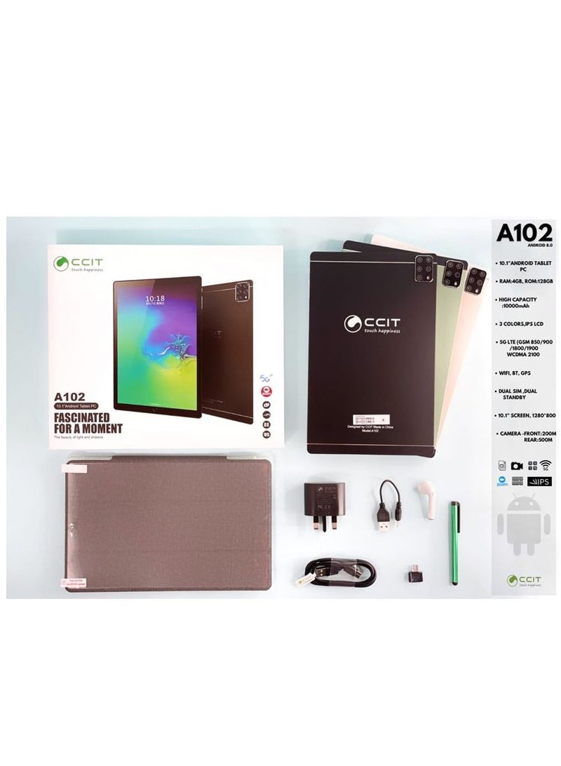 CCIT A102W 5G 10.1 inch Android Tablet 4GB RAM 128gb ROM 5800 Mah Battery - Image 2
