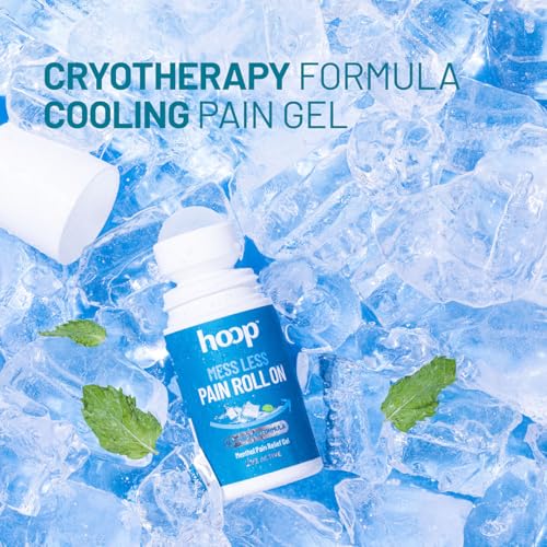 hoop Pain Relief Roll On | Cooling Formula For Instant Relief From Back, Leg, Shoulder, Knee, Neck, Groin, Sports Injuries, Elbow, Muscle Pain | 50 ml - Image 2
