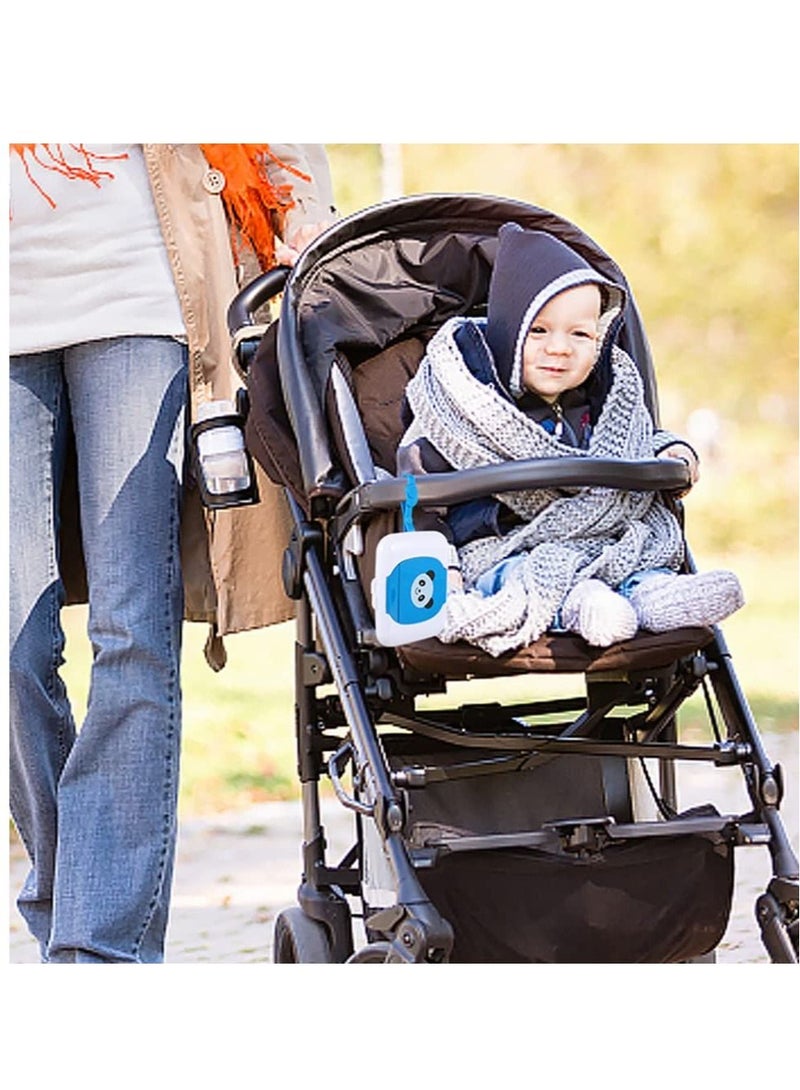 Excefore 2 Pcs Baby Wipes Dispenser, Travel Portable Wipes Case, Refillable Wipe Dispensers, Suitable for Car Bathroom Living Room Outdoor Use - Image 4