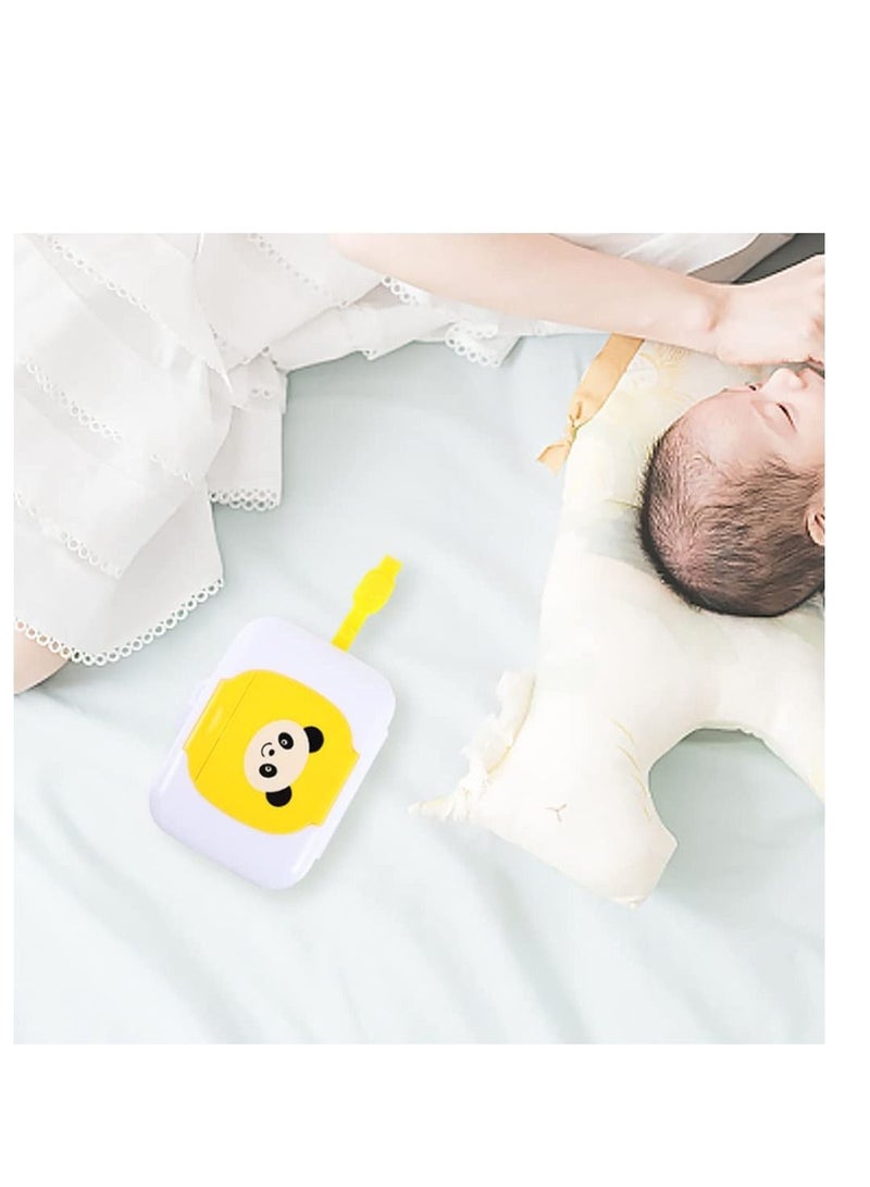 Excefore 2 Pcs Baby Wipes Dispenser, Travel Portable Wipes Case, Refillable Wipe Dispensers, Suitable for Car Bathroom Living Room Outdoor Use - Image 3