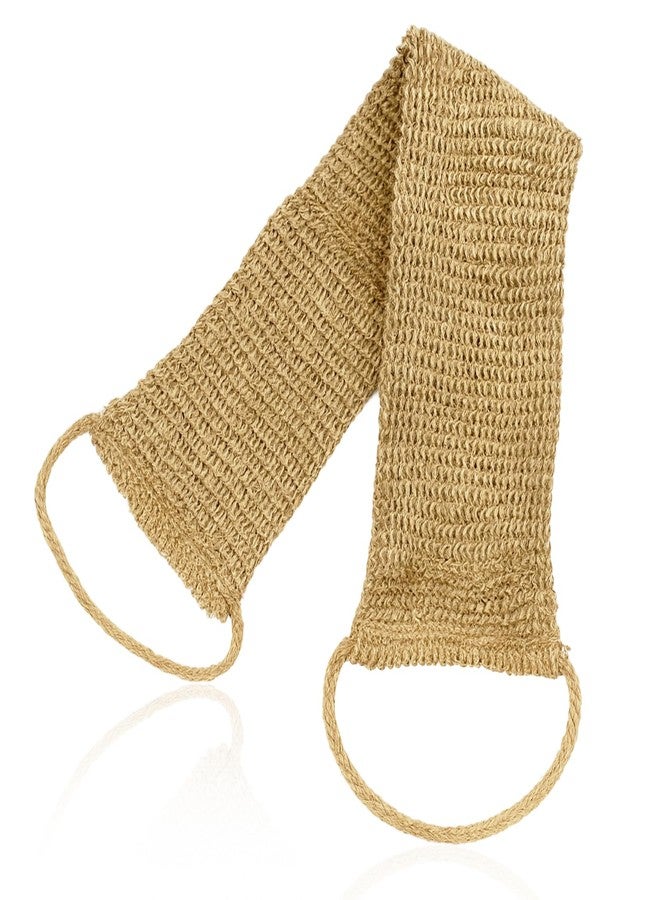 Brvlsoc Extra Rough Exfoliating Back Scrubber - Natural Jute Body Scrubber for Men, Workers & Athletes, Durable Daily Deep-Cleansing Bath Tool - Image 1