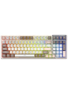 AULA F98 Wireless Mechanical Keyboard, 95% Hot-swappable, Pre-lubed Nimbus V3 Switch, Gasket Structure, RGB Backlit, Tri-Mode BT5.0/2.4G/USB-C Mechanical Keyboard  - Image 1