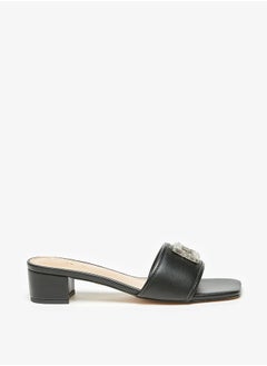 Celeste Women's Embellished Slip-On Sandals with Block Heels  - Image 3