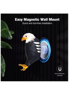 Generic Magnetic LED Wall-Mounted Eagle Night Light – Remote Control, USB Rechargeable, Battery Powered, Decorative Mood Light for Kids, Indoor & Office Décor  - Image 3